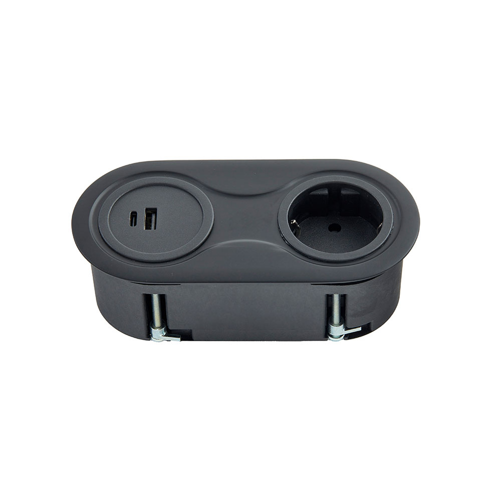 Power Socket Infini - Matte Black