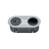Power Socket Infini - Stainless Steel Look Power Socket Infini - Stainless Steel Look