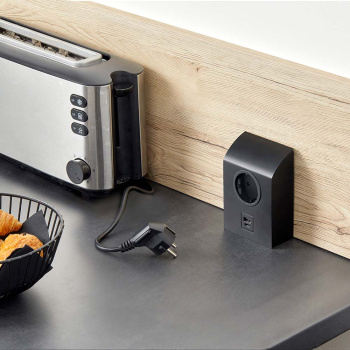 Power Socket Mini Born - Matte Black