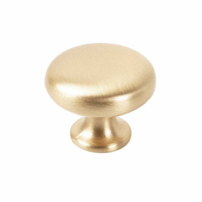 Cabinet Knob Duke - 32mm - Brushed Brass in the group Cabinet Knobs at Beslag Online (BO-10040)