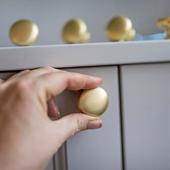 Cabinet Knob Duke - 32mm - Brushed Brass