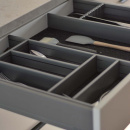  Cutlery Drawer Flex Basic - Dark Grey