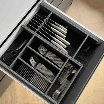  Cutlery Drawer Flex Basic - Dark Grey