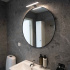 Bathroom Mirror LED-Light Nite BS - Black