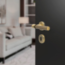 Door Handle Helix 200 - Antique Bronze