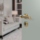 Door Handle Helix 200 - Antique Bronze