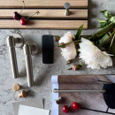 Door Handle Helix 200 Plain - Stainless Steel Finish