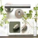 Door Handle Helix 200 Plain - Stainless Steel Finish