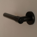 Door Handle Helix 200 Plain - Black