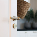 Door Handle Helix 200 Stripe - Antique Bronze