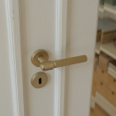 Door Handle Helix 200 Stripe - Brass