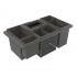 Recycling Bin - Cube Basic Eco - Dark Grey