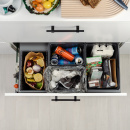 Kitchen Recycling Bin - Cube Compact Eco - Dark Grey