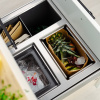Recycling Bin - Hide Eco - Stainless Steel