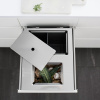 Recycling Bin - Hide Eco - Stainless Steel