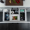 Recycling Bin - Hide Eco - Stainless Steel