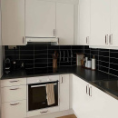 Handle 1353 - Nickel Plated/Brown Leather