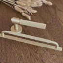 Handle Helix/Back Plate - Brass