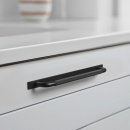 Handle Helix/Back Plate - Matte Black