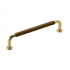 Handle 1353 - Polished Brass/Brown Leather Wrapped Handle 1353 leather wrapped in brown leather from Beslag Design