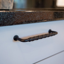 Handle 1353 - Matte Black/Black Leather