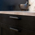 Kitchen handles Lecco in matte black from Beslag Design