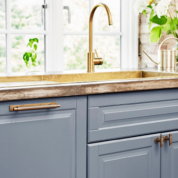 Handle Manor/Back Plate - Antique Brass