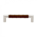 Handle Norma 12 - Stainless Steel/Brown Leather