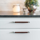 Handle Norma 12 - Stainless Steel/Brown Leather