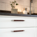 Handle Norma 12 - Stainless Steel/Brown Leather