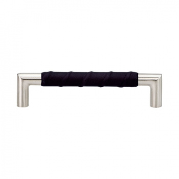Handle Norma 12 - Stainless Steel/Black Leather