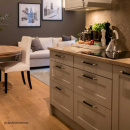 Handle Norma 12 - Stainless Steel/Black Leather