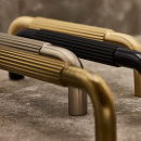 Handle Helix Stripe - Antique Bronze