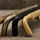 Handle Helix Stripe/Back Plate - Matte Black