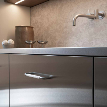 Handle Helix Stripe - Stainless Steel Finish