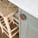 Cabinet Knob Split - Walnut