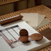 Cabinet Knob Split - Walnut