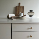 Cabinet Knob Sture - Brushed Untreated Brass