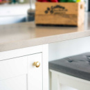 Cabinet Knob 411 - Untreated Brass