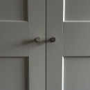 Cabinet Knob Crest - Stainless Steel Finish