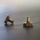 Cabinet Knob Flat - Antique Bronze