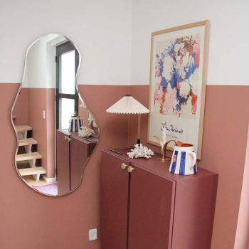 Cabinet Knob Flat - Brass