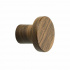 Hook Circum is a wooden wall hook in walnut from Beslag Design